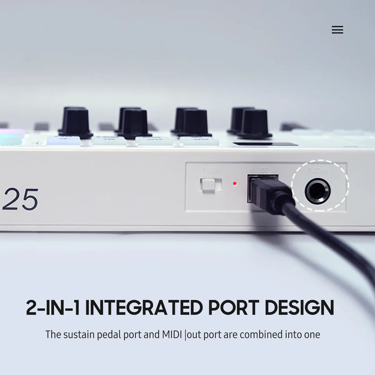 Controlador M-VAVE SMK 25 MIDI - Imagem 8